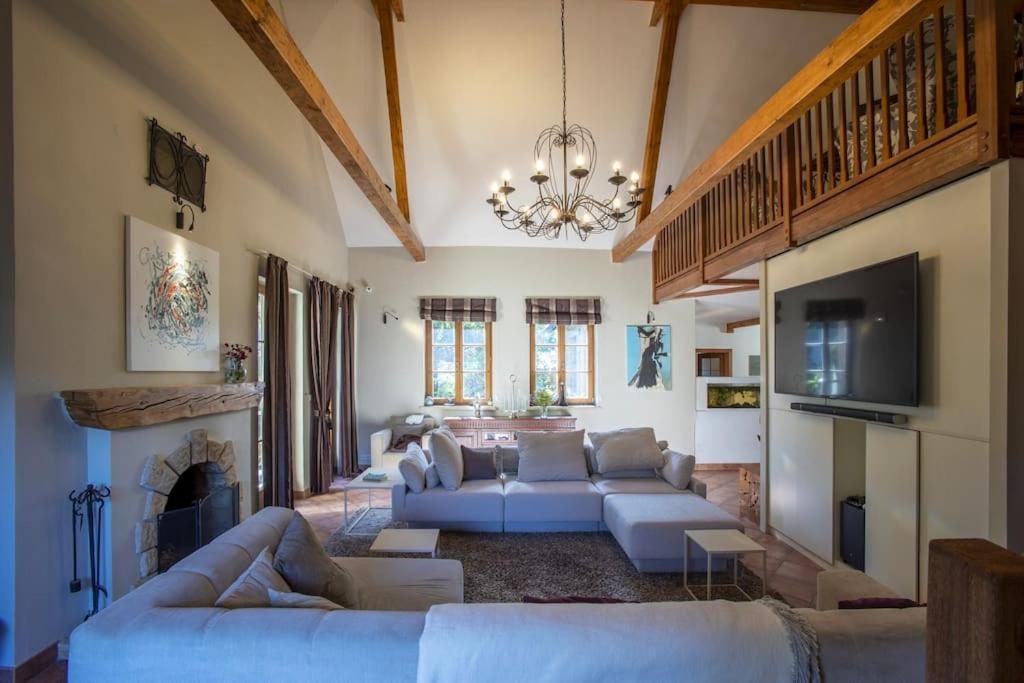 7 Bedroom Secluded Villa Close To Prague Říčany Exteriér fotografie